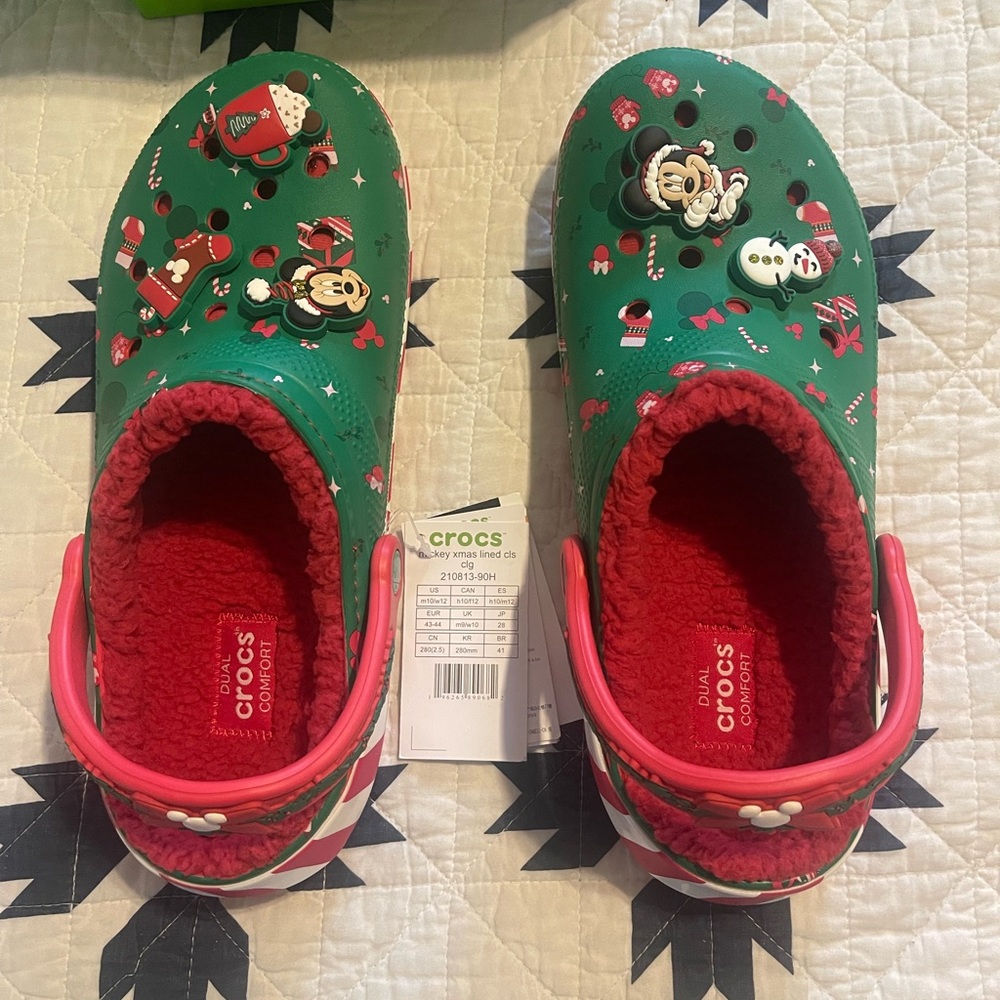 CROCS Holiday Mickey Design Clogs